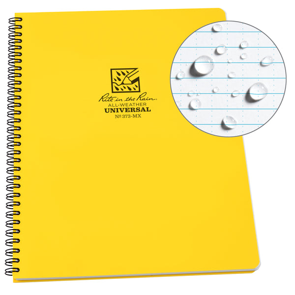 Universal Maxi Notebook, Side Spiral Bound, 8½" x 11"  (42 Sheets)