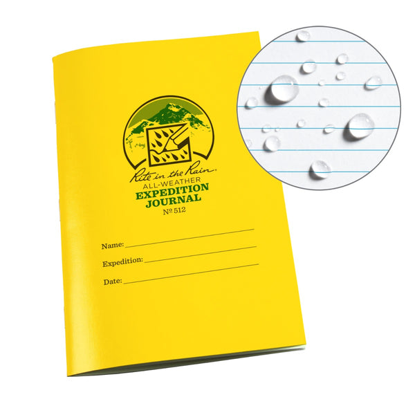 Expedition Journal, Side Stapled, 4⅝" x 7"  (48 Sheets)