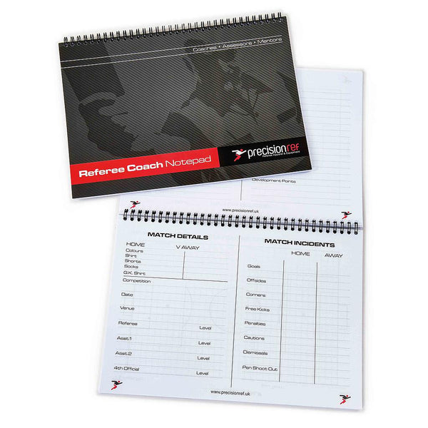 Precision A4 Football Referee Assessors Notebook (Single)
