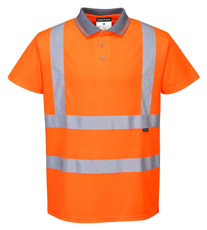 Hi-Vis Short Sleeved Polo RIS