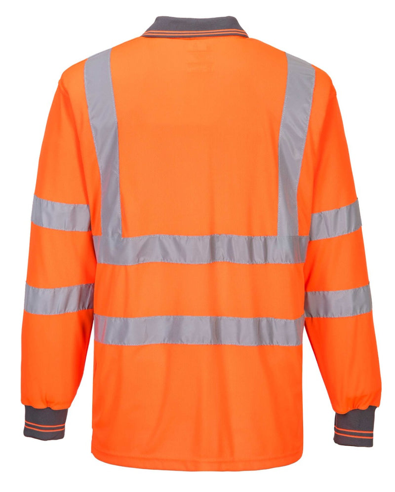 Hi-Vis Polo Shirt - Long Sleeves