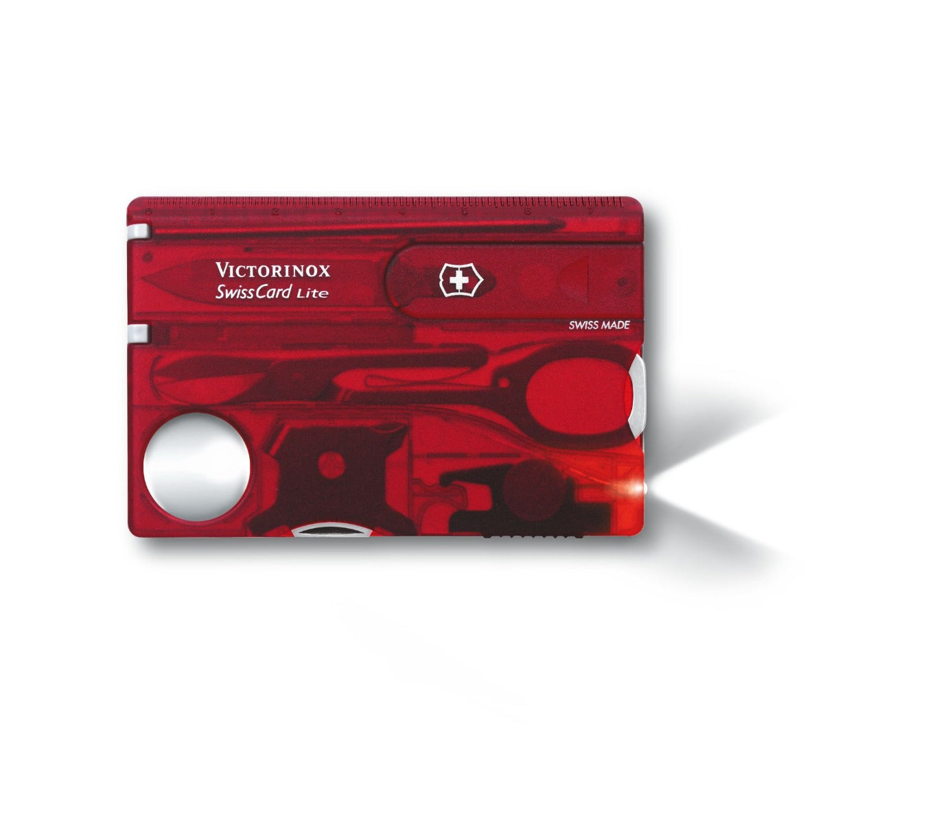 Swiss Card Lite Red Translucent