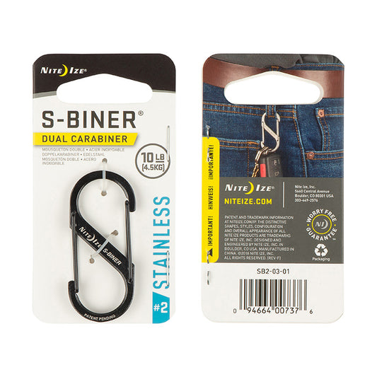 S-Biner Dual Carabiner Stainless Steel #2