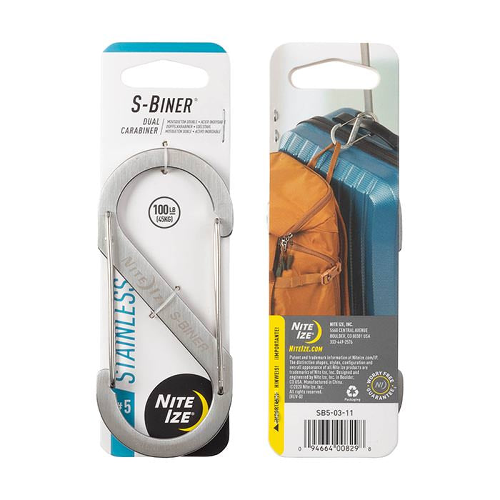 S-Biner Dual Carabiner Stainless Steel #5
