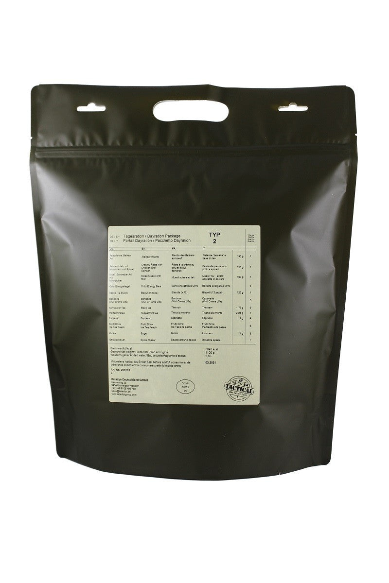 One Dat Ration Pack Day Ration Pack Type 2 – Kitlist